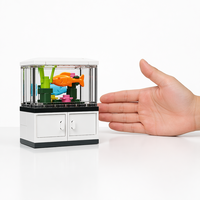 Ensemble de blocs de construction pour aquarium, jouet de construction STEM, briques éducatives DIY, kit de modèle d'habitat animal, cadeau pour enfants