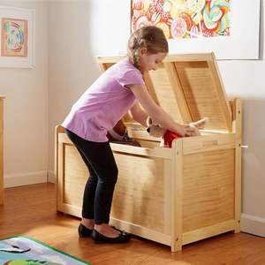Vente directe en bois enfants meubles jouets organisateur de stockage enfants <span class=keywords><strong>jouet</strong></span> stockage <span class=keywords><strong>coffre</strong></span> pour salon et salle de jeux - Product Image 2