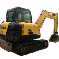 Excavatrice d'occasion Hyundai DH60-7 de Corée Excavatrice d'occasion Yuandai à bas prix avec composants de base Moteur de pompe à moteur Chine