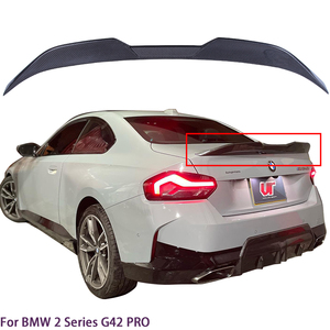 สปอยเลอร์หลังคาร์บอนไฟเบอร์แท้ทรง PRO สำหรับรถยนต์ BMW ซีรีส์ 2 รุ่น G42 Coupe/G87 M2 ปี 2021-2024 - Product Image 1