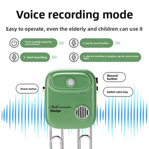 Rappel vocal intelligent sans batterie, dispositif de rappel domestique, capteur de clé anti-oubli pour personnes âgées - Product Image 3