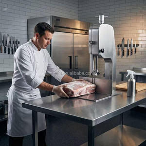 350 Type Carbon Steel <b>Bone</b> <b>Saw</b> Machine 2.2KW Meat Band <b>Saw</b> Cutter for Frozen Meat Processing Restaurant Kitchen - Product Image 4