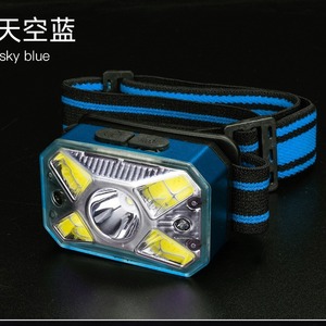 Headlamp Led Rechargeable 1200Mh With <b>Dimmer</b> For Fishing Camping Hiking Waterproof Aluminum Alloy Body - Product Image 3