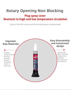 Cường độ cao 50ml kỵ khí threadlocker niêm phong vít keo dính & <span class=keywords><strong>Sealant</strong></span> với chủ đề khóa đại lý - Product Image 5