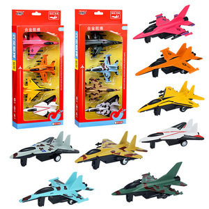 Véhicule à tirer en alliage Mini voiture de course Modèle amusant Jouet à friction anti-choc Bus Camion Avion Voiture de police ou enfants - Product Image 1