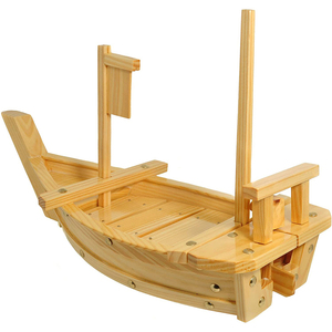 Barco de <span class=keywords><strong>Sushi</strong></span> Desechable Ecológico de Madera Newell de 70 cm, Plato Decorativo, Cubiertos, Platos para <span class=keywords><strong>Sushi</strong></span> - Product Image 1