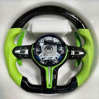 Volant en fibre de carbone forgé haute qualité avec LED pour BMW F10 F20 F30 F22 F23 F44 F45 F90 E90 E91 E70 E71 E72 E89 E84 F34