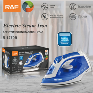 Plancha de Vapor Eléctrica RAF de 2000w, Plancha Portátil con Suela de Cerámica Antiadherente para Ropa, con Función Anti-Goteo - Product Image 6