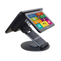 ZJ A1 Pantalla táctil Sistema POS Máquina Square PC POS Terminal Windows Base giratoria Anypay