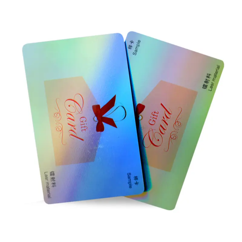 Carte d'identité hologramme CR80 2D/3D, carte d'identité en plastique et en pvc personnalisable sans puce ou autres puces personnalisées, en animaux de compagnie ou en pvc