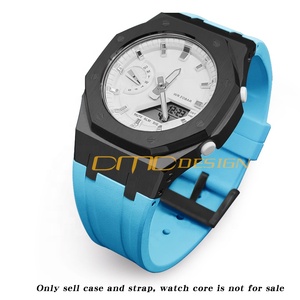 Boîtier de montre en acier inoxydable Gmas2100 avec bracelet en caoutchouc, bande en silicone, modification du cadran, remplacement pour <span class=keywords><strong>GMA</strong></span>-<span class=keywords><strong>S2100</strong></span> - Product Image 2