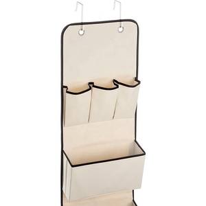 Organisateur mural suspendu pour porte avec 8 poches - Crochets métalliques - Organisateur suspendu non tissé pour le bureau - Product Image 4