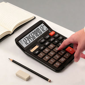 <span class=keywords><strong>Calculadora</strong></span> Solar Portátil Huayang <span class=keywords><strong>de</strong></span> 12 Dígitos con Pantalla Grande y Función <span class=keywords><strong>de</strong></span> Repetición Automática para Oficina, Contabilidad y Uso Escolar - Product Image 3