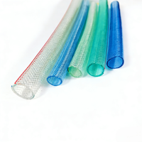 Tuyau en PVC tressé transparent, tuyau en PVC non toxique, tuyau d'irrigation haute pression durable, tuyau de jardin renforcé en fibre