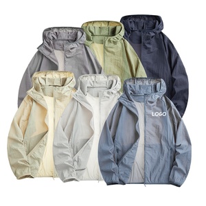 Veste Coupe-Vent et <span class=keywords><strong>Imperméable</strong></span> Streetwear pour Homme avec Logo Personnalisé, en Nylon <span class=keywords><strong>Softshell</strong></span> Tissé et <span class=keywords><strong>Imperméable</strong></span>, pour Sports de Plein Air et Course à Pied - Product Image 5