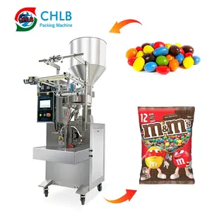 Otomatik çikolata fasulye aperatifler sarma fıstık granül otomatik dikey paketleme makinesi