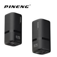 PINENG PN-739PD Mini Power Bank 20000mAh 22.5W Chargeur portable à charge super rapide Batterie externe compacte pour les voyages
