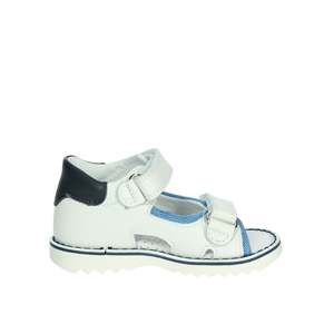 Balducci Children's Sandal White <b>Light</b> Blue Velcro Closure <b>Star</b> Design - Product Image 4