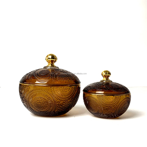 Bougeoir de luxe <span class=keywords><strong>en</strong></span> <span class=keywords><strong>verre</strong></span>, pot, lanterne, de couleur verte de tournesol, <span class=keywords><strong>en</strong></span> <span class=keywords><strong>verre</strong></span> - Product Image 4