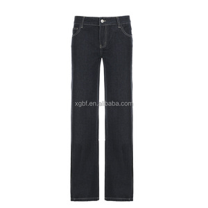 2025 <span class=keywords><strong>Jeans</strong></span> Factory Bufa pantaloni a <span class=keywords><strong>vita</strong></span> <span class=keywords><strong>bassa</strong></span> Vintage indaco pantaloni larghi donna a <span class=keywords><strong>vita</strong></span> <span class=keywords><strong>bassa</strong></span> <span class=keywords><strong>Jeans</strong></span> in lunghezza - Product Image 3