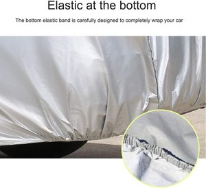 Car Accessories Universal Car Cover <b>Waterproof</b> Windproof <b>Sunscreen</b> All Weather Scratch Resistant PEVA with Cotton - Product Image 4
