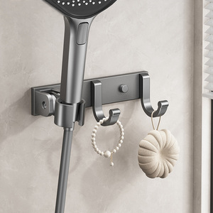 Soporte <span class=keywords><strong>de</strong></span> <span class=keywords><strong>Ducha</strong></span> <span class=keywords><strong>para</strong></span> Inodoro <span class=keywords><strong>de</strong></span> Aluminio D5065, Base Fija sin Perforaciones, Accesorios <span class=keywords><strong>de</strong></span> Baño, Soporte <span class=keywords><strong>para</strong></span> Pistola <span class=keywords><strong>de</strong></span> Agua - Product Image 1