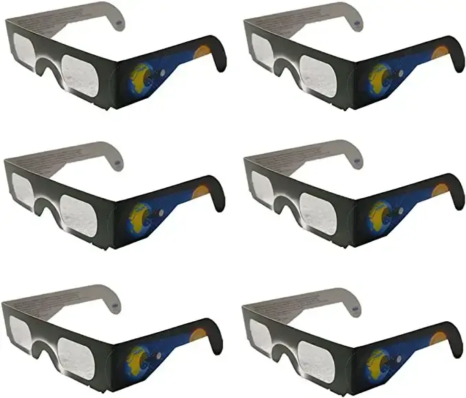 2023 US Solar Eclipse Glasses NASA Approved Paper Solar Eclipse Viewer personalizzato all'ingrosso della fabbrica