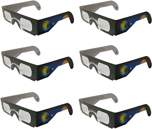 2023 US Solar Eclipse <span class=keywords><strong>Lunettes</strong></span> NASA Approuvé Papier Solar Eclipse Viewer Personnalisé Usine En Gros - Product Image 1
