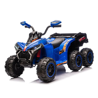 Moto électrique tout-terrain six roues 12V pour enfants avec fonction musicale et buggy de plage grande taille pour adultes et bébés