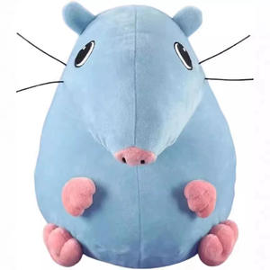 Nuovo Peluche Ricamato a Forma di Torre di Pizza, Ratto Pazzo, Super Morbido con Imbottitura in Cotone PP e Fodera in Rete, Regalo di Compleanno Antistress - Product Image 6