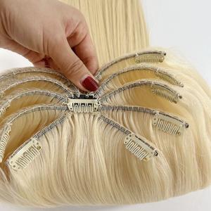 Extension de <span class=keywords><strong>cheveux</strong></span> en clip Octopus facile à poser pour femmes, <span class=keywords><strong>cheveux</strong></span> humains vierges d'un seul donneur - Product Image 5