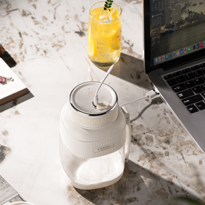 Mixeur portable USB rapide <span class=keywords><strong>de</strong></span> grande capacité 700 ml, mixeur à fruits Mdhl, machine à milkshake, mini-blender électrique personnel puissant et portable - Product Image 5