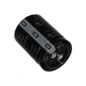 Condensateur traversant à allogement traversant CAP ALUM 470UF 20% 420V SNAP TH EET-UQ2S471KF 470 uF – Distributeur agréé - Product Image 1