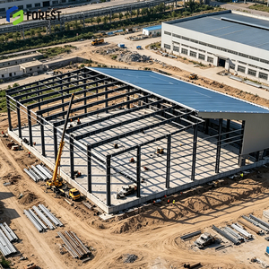 Nave Industrial Prefabricada de Acero para Construcción, Almacén, Taller Automotriz, Uso Industrial Pesado, con Panel Solar - Product Image 1