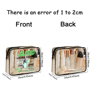 Sacs de toilette de voyage en PVC transparent pour femmes, 1 pièce - Product Image 2