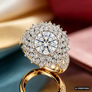 Custom <b>Silver</b>/10K/14K/18K <b>Solid</b> Gold 2.00 Carat VVS-VS Quality Round Lab Grown Brilliant Cut Diamond engagement Ring - Product Image 5