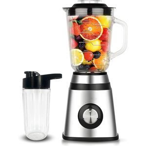 Licuadora Comercial de Alta Resistencia para Jugos y Frutas, 4500w, Silver Crest 2 en 1, Exprimidor y Mezclador de Jugos Frescos, Máquina para Hacer Smoothies - Product Image 1