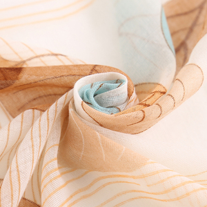<span class=keywords><strong>Étole</strong></span> — Foulard imprimé Floral, pour <span class=keywords><strong>Femme</strong></span>, écharpe, <span class=keywords><strong>châle</strong></span>, de styliste, nouvelle collection 2021 - Product Image 4