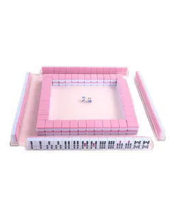 American Mahjong Game Set, Complete Traditional Mahjong Game Set witChips and One Storage Bag, Medium Tiles for Western Mahjong
