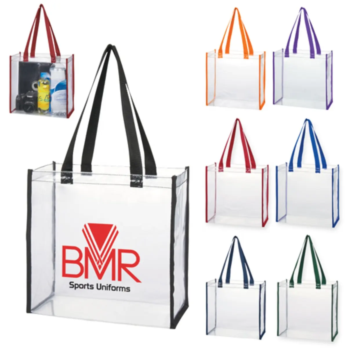 Clear Stadion Tas, Gepersonaliseerde Clear Tassen, Sportartikelen Clear Stadion Pvc Tote/