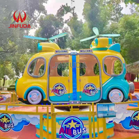 Manège rotatif pour enfants personnalisé Air Bus, machine d'amusement familiale pour fêtes foraines