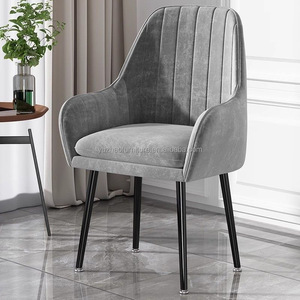 Factory Nordic Design moderno in acciaio inox tavoli e sedie Set rettangolo marmo piano piano tavolo da pranzo casa Furniture1 + 6 - Product Image 4