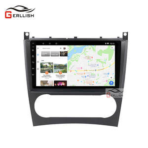 Gerllish 9 \ "Android Car para REPRODUCTOR DE DVD para <span class=keywords><strong>Mercedes</strong></span> Benz W203 W209 CLK Clase C C180 <span class=keywords><strong>C200</strong></span> C220 Navegación GPS incorporada Radio Vid - Product Image 2