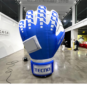 <span class=keywords><strong>Ballon</strong></span> de football gonflable géant en PVC personnalisé à l'hélium pour la publicité sportive, idéal pour les événements de la Coupe du Monde de football avec LED - Product Image 3