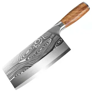 Venta al por mayor carnicero s cuchillo-Cortador de tatuaje láser de acero inoxidable, cuchillo chino para picar, carnicero