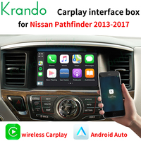 Interface sans fil CarPlay Android Auto pour Nissan Patrol Pathfinder Murano Quest, Plug&Play, Mirror Link, commandes OEM, boîte décodeur