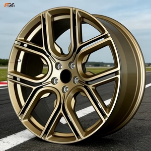 Cerchio in Lega di Alluminio Forgiato a Cinque Razze Opaco Bronzo da 17-20 Pollici Personalizzabile, Vendita Calda, per Cayenne Panamera Taycan <span class=keywords><strong>Macan</strong></span> BMW Su7 - Product Image 3