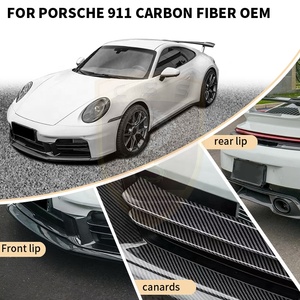 Kit carrosserie en carbone sec OEM pour <span class=keywords><strong>Porsche</strong></span> <span class=keywords><strong>911</strong></span> 992.2, lèvre avant, pare-chocs, garnitures décoratives, diffuseur arrière, kit aérodynamique - Product Image 2