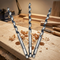 Forets hélicoïdaux à queue hexagonale longue 2026 pour bois, en acier à haute teneur en carbone, 230 mm, pour le perçage du bois