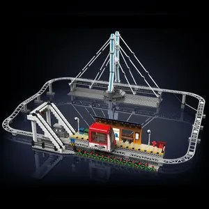 Mold King 16052 Technical Car Remote Control Urban Railcar con parti di cingoli modello di costruzione fai da te giocattoli set di blocchi di costruzione - Product Image 3